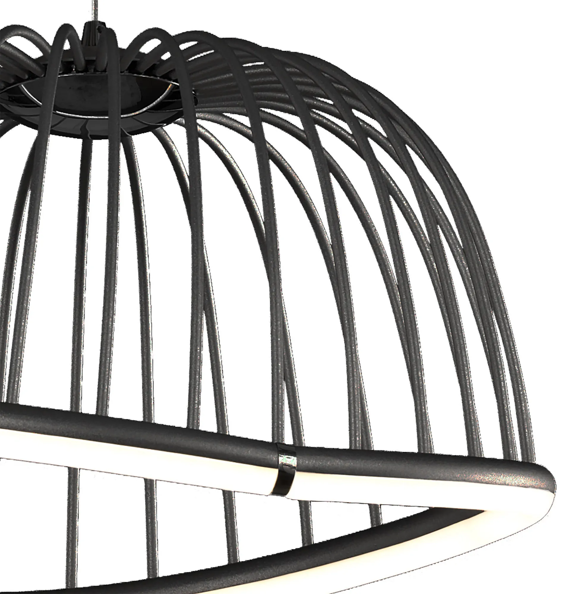 Celeste Pendant 41cm Round 20W LED Black M6685  Mantra Celeste